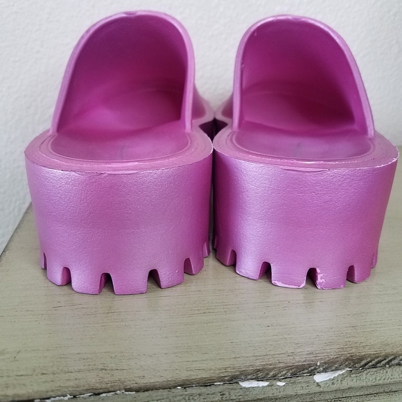 Jeffrey Campbell Bae Platform Mules in Pink - Picture 5 of 14